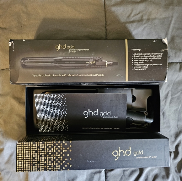 GHD Max Styler - 2" Gold Wide Plate Professional Performance - Picture 1 of 16